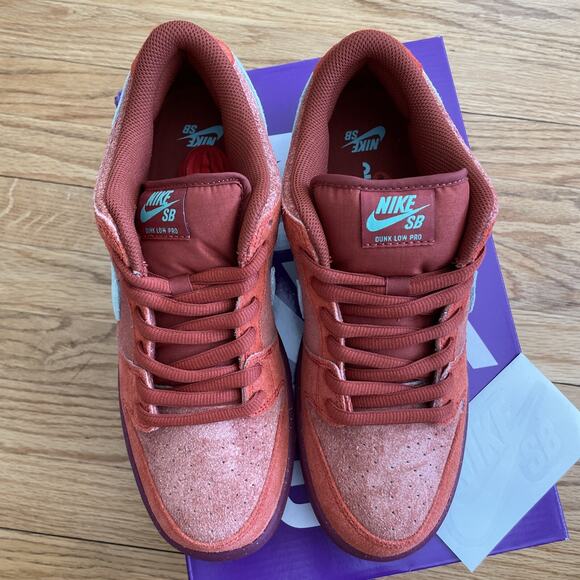 Nike Sb Dunk Low Pro Mystic Red Emerald, Rise Size 9.5 M main image 7